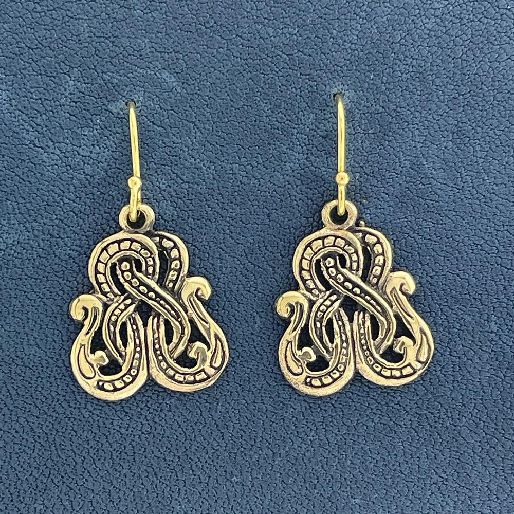 Slange i borrestil - øreringe