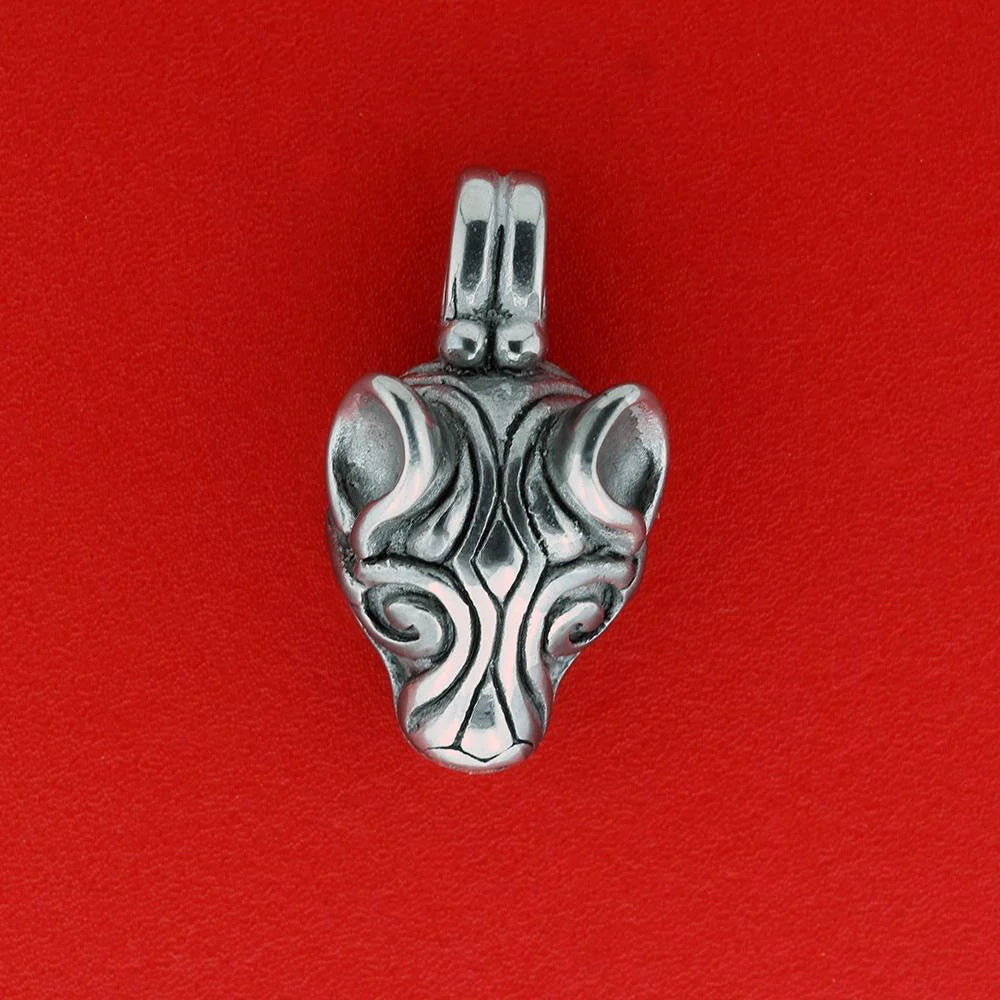 Valgfrit vikingevedhæng i Fenriskæde - stål