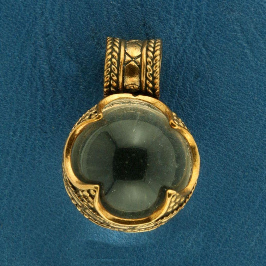 Gotlandsk bronzevedhæng m/karneol