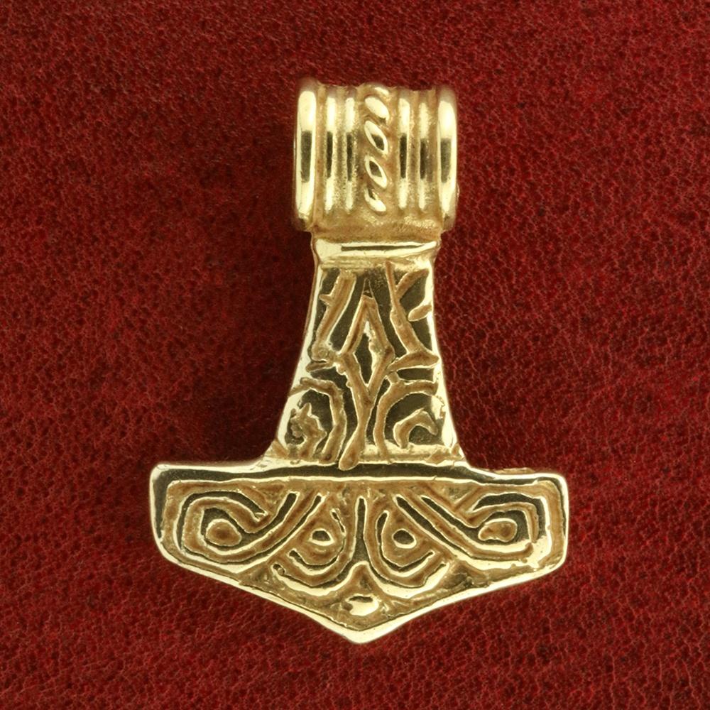 Thors hammer i 14 karat guld