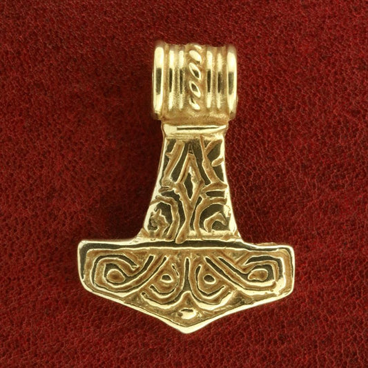 Thors hammer i 14 karat guld