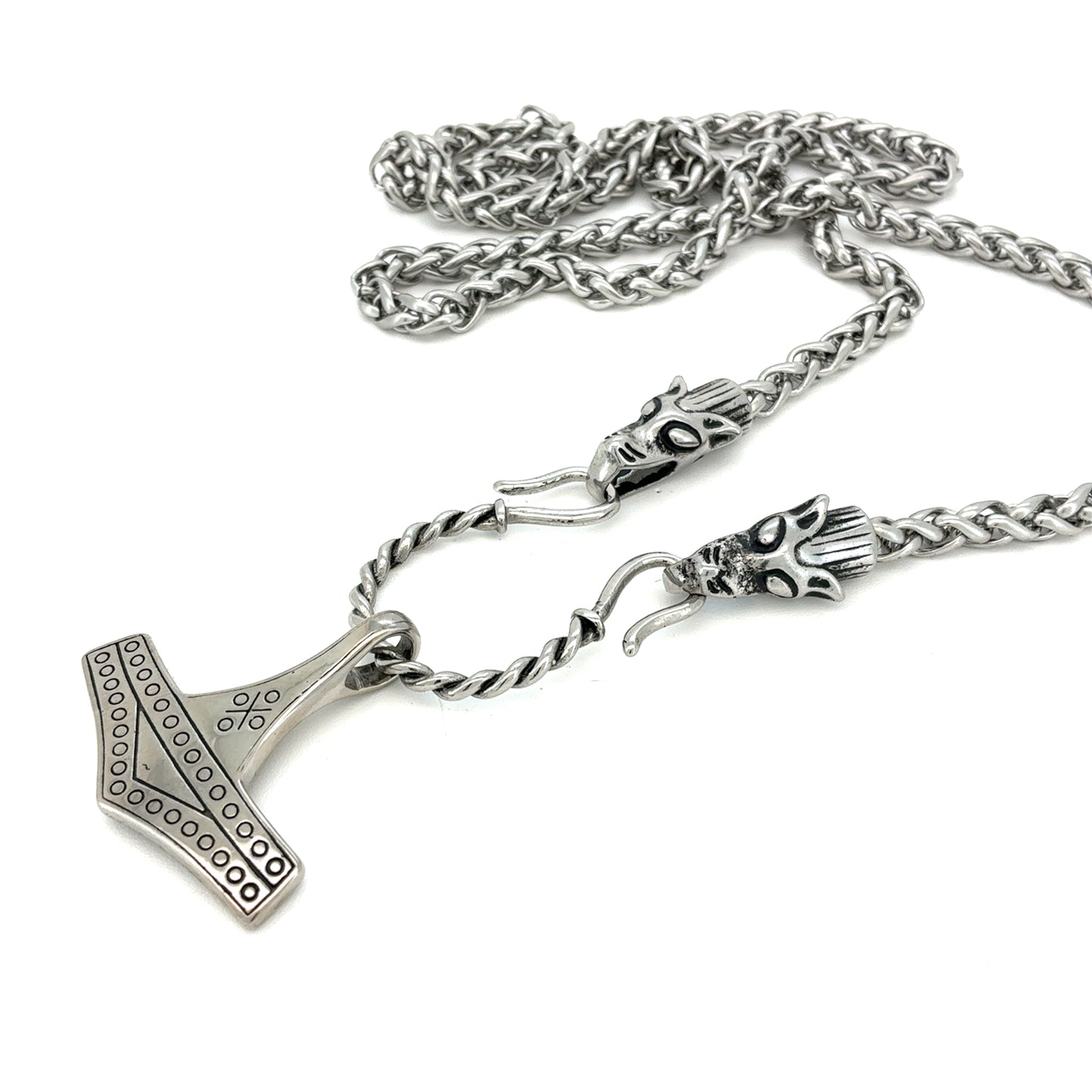 Thors Hammer fra Bornholm vedhæng - stål