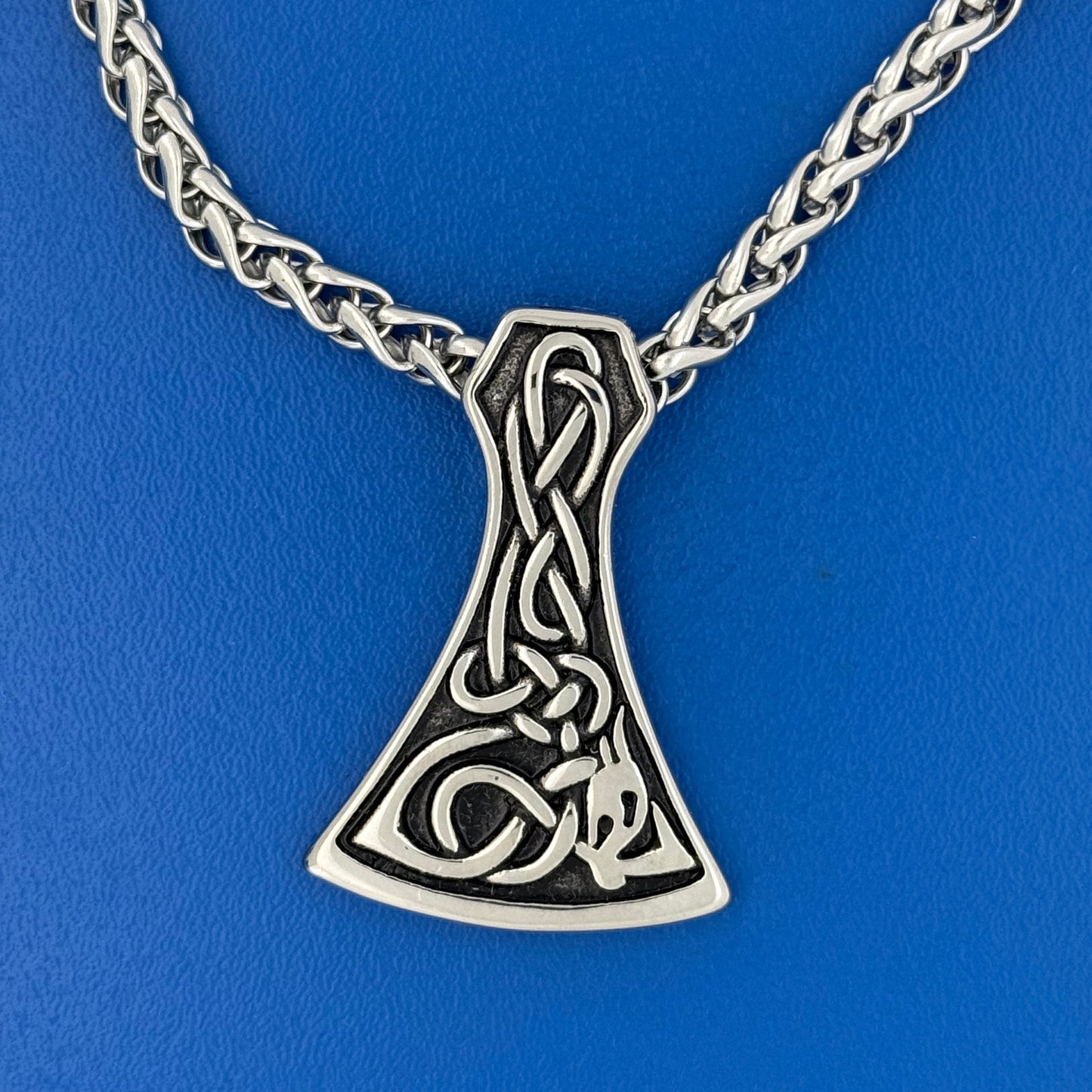 TILBUD stålvedhæng med kæde - nu kun 250,-