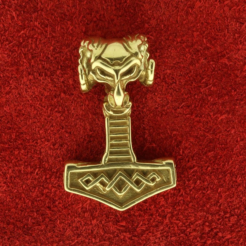 Thors hammer i 14k guld
