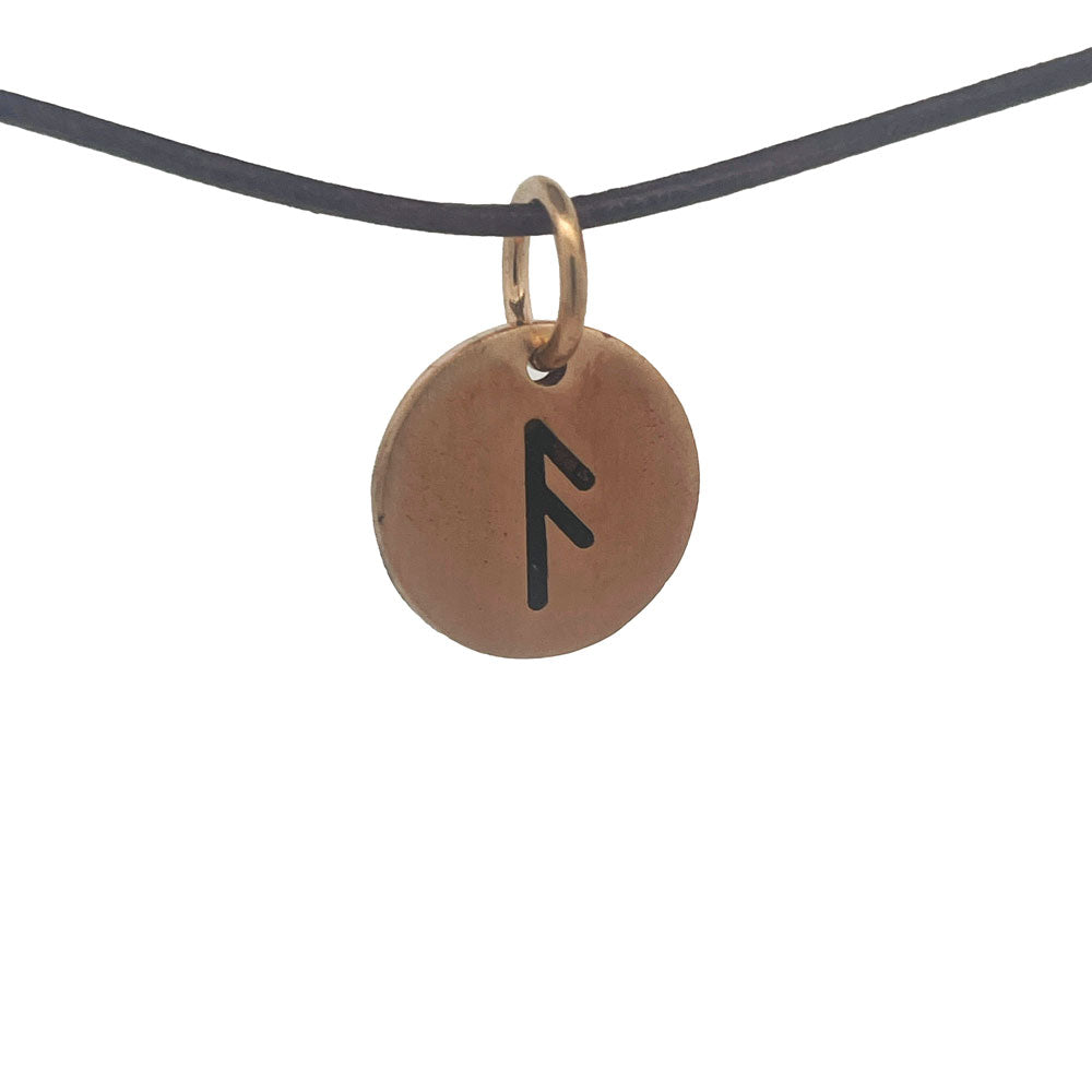 Rune tag vedhæng i bronze