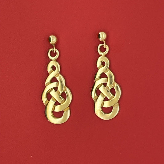 Keltisk knude i 14 karat guld