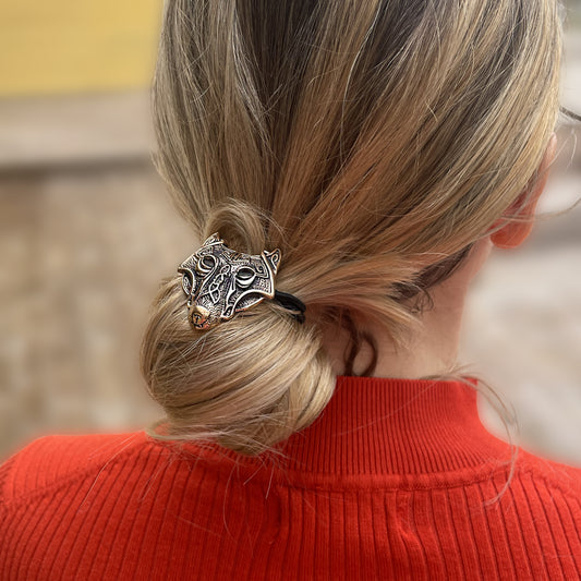 Fenrisulven hårelastik i bronze