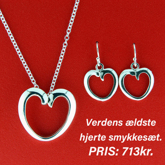 Verdens ældste hjerte smykkesæt