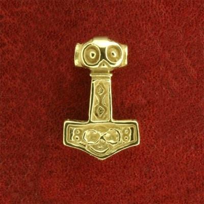 Thors hammer i 14 karat guld