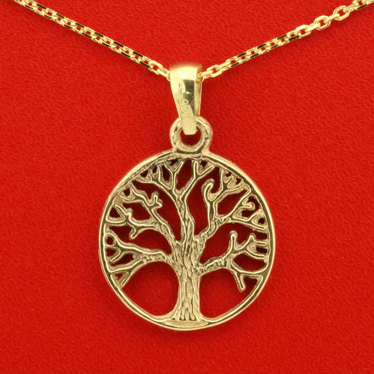 Yggdrasil - Livets træ i guld 14 karat