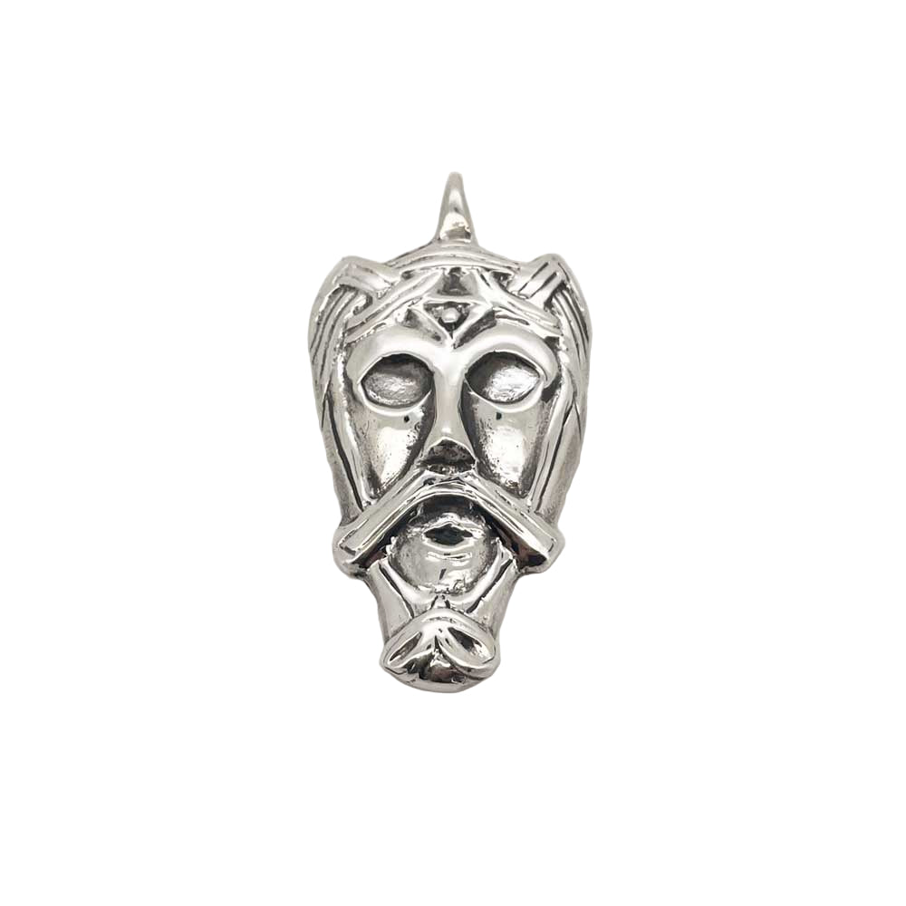 Trelleborg masken - sølv-vedhæng