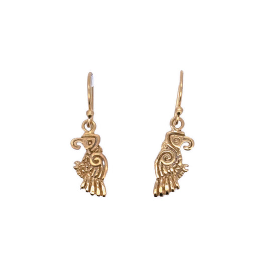 Hugin & Munin bronze ørehæng