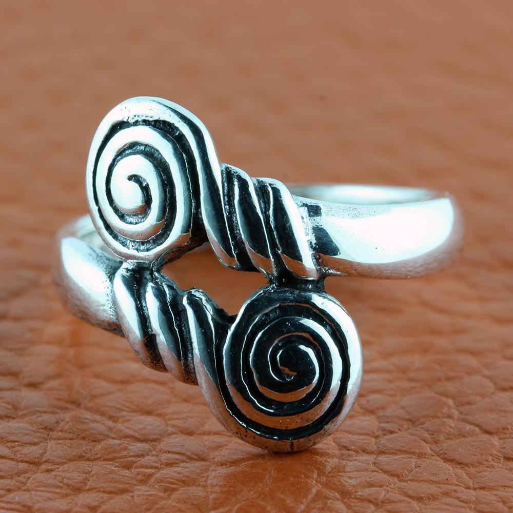 Dobbelt spiralring